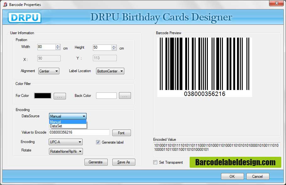 Design Birth day Card screenshot
