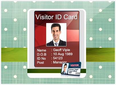 Visitor ID Card