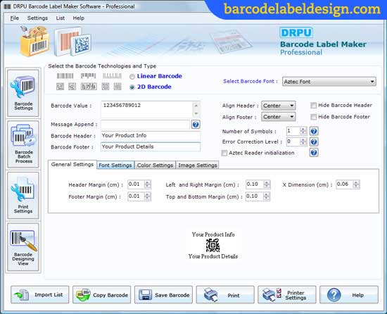Screenshot of Barcode App 7.3.0.1