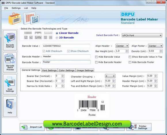 How to Generate UPC Barcode screenshot