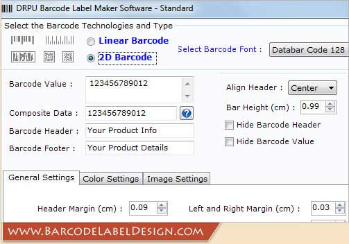 Order Barcode Label Software screenshot