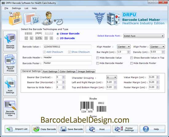 Healthcare Barcode Label Design Windows 11 download
