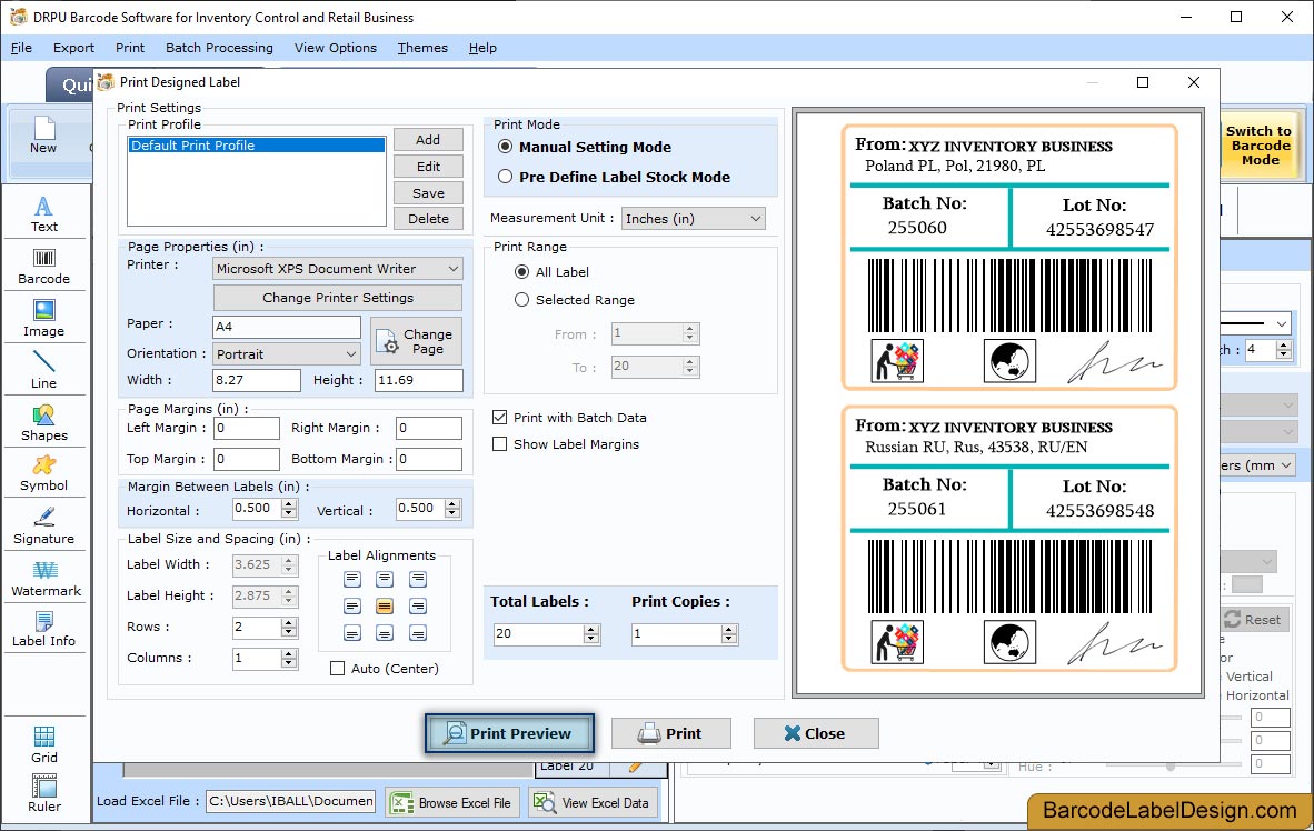 Print Settings