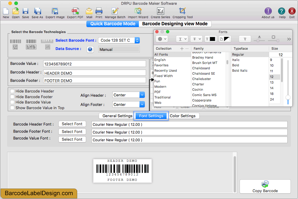 Mac Barcode Design Software