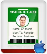 Mac Visitor ID Card