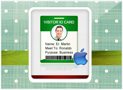 Mac Visitor ID Card