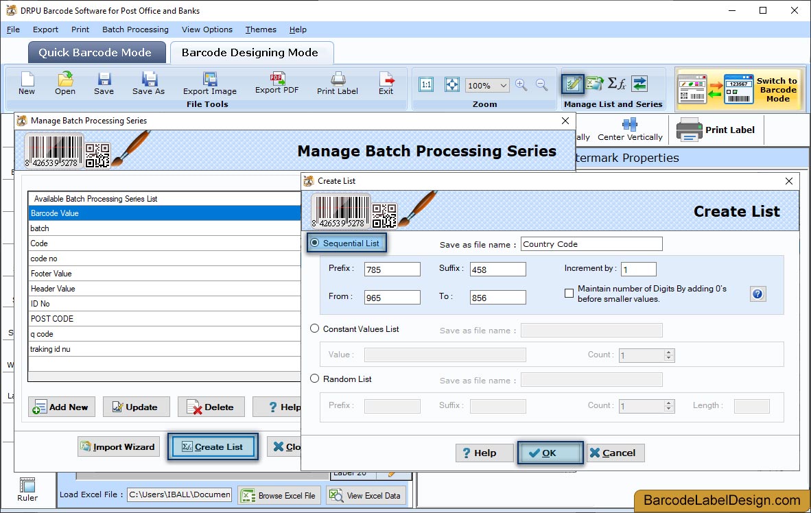 Create and Manage Batch Processing Series