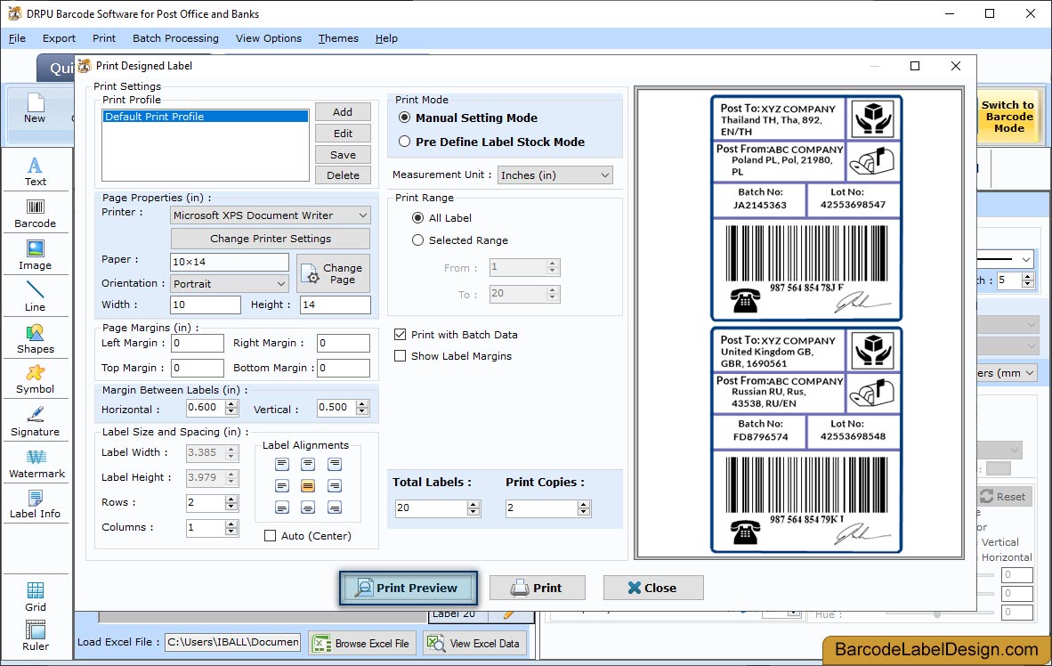 Print Settings