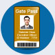 Gate Pass ID Cards