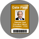 Gate Pass ID Cards